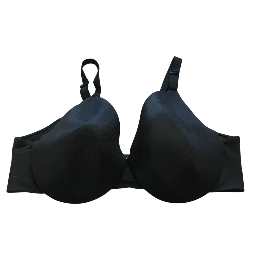 Cacique Black Lightly Lined Full Coverage Underwire Bra 44D‎ Lane Bryant